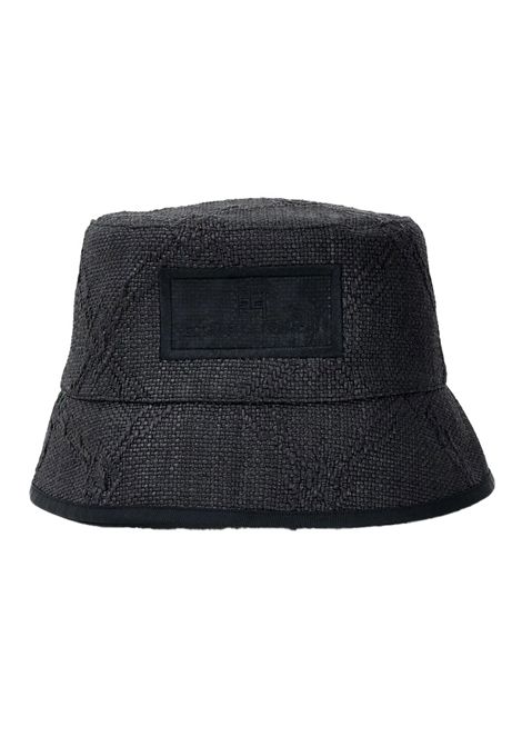 Cappello Elisabetta Franchi donna CL09F52E2110 nero rafia ELISABETTA FRANCHI | Cappelli | CL09F52E2110